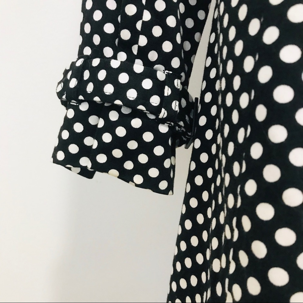 Vertigo Polkadot Trench Coat Size XS - Picture 6 of 12